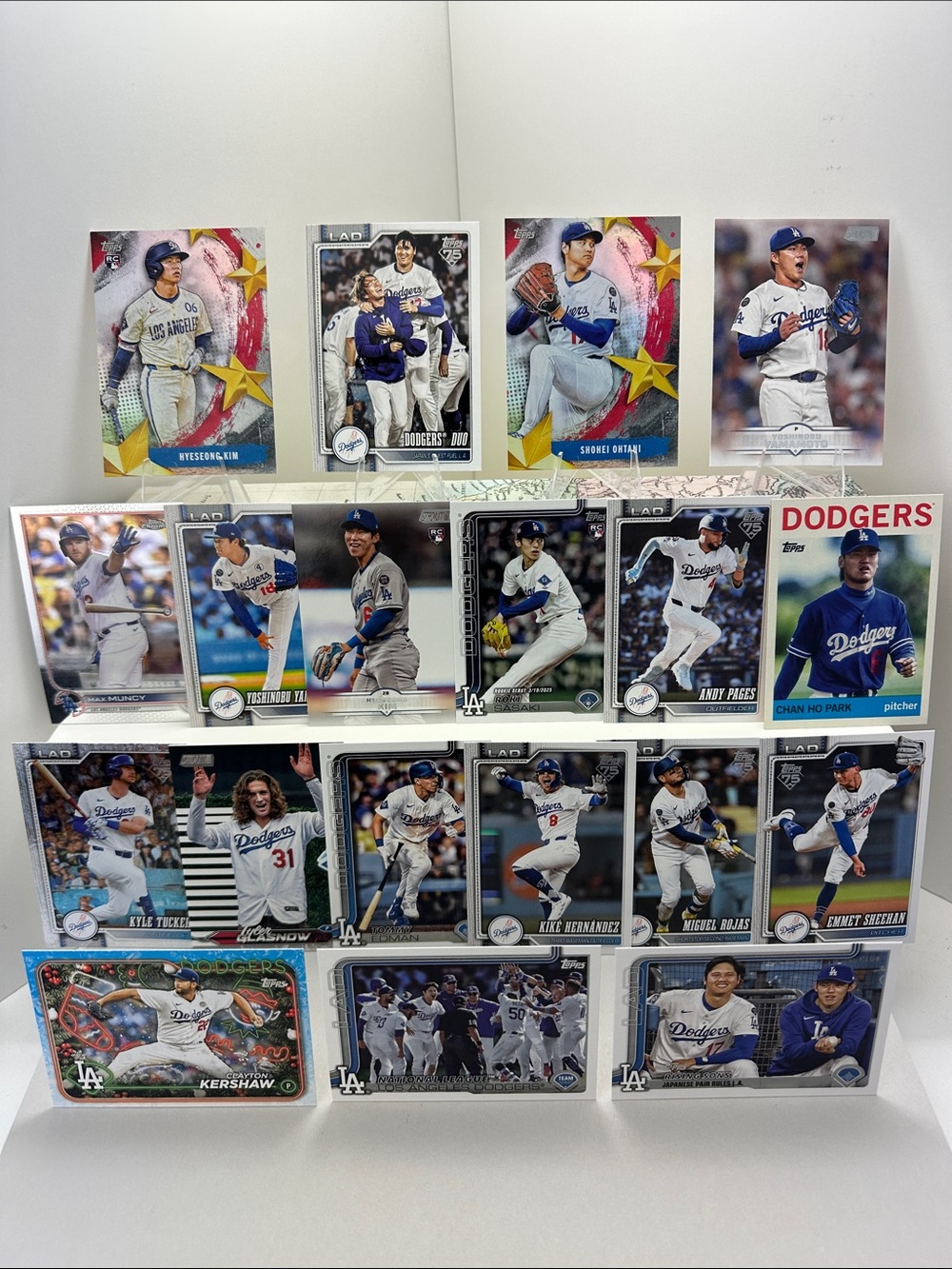 Shohei Ohtani SMLB Dodgers lot of 19+ Sasaki & Kim Rookies/Yamamoto/Pages/Tucker
